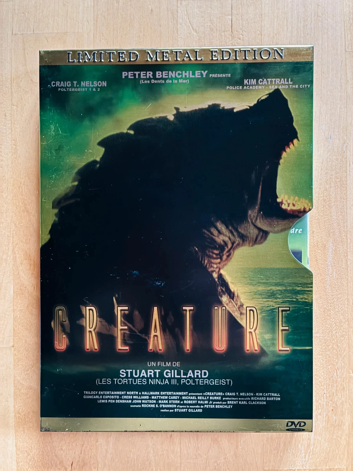 DVD fourreau métal Créature 1998.